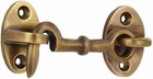 Cabin Hook  Brass Latch For Door  Window Sash Catch  Barn Door Locks  Antique Br
