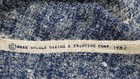 Vintage Antique Indigo Blue Primitive Linen Denim Ex Wide Sewing Craft Fabric