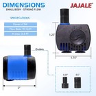 80 Gph Water Pump - Adjustable Quite Aquariums  Fountains  Hydroponics  And P   