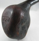 Old Irish Shillelagh Blackthorn Club  Harp Design And  eire  On Club Head