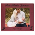 Personalized New Baby Picture Frame 4x6 - Custom Engraved Photo Gift For Nursery
