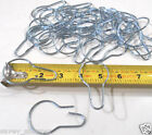 Shower Hooks 100 Pc  Chrome Plated Shower Curtain Hooks  Rings 