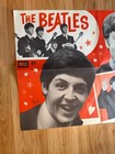 The Beatles Original 1964 Huge Dell Color Banner Poster 52 75    X 18 5    Rare
