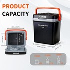 12 Volt Refrigerator  27qt 26l Car Fridge  Electric Cooler   Warmer 12v Dc 110ac
