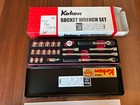 Koken 3286z Z-eal 3 8   9 5mm  Socket Wrench Set Of 21 Tools W case From Japan