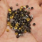 500pcs End Bead Caps Flower Shape Colors Tiny Fits 4-5mm Beads Diy Jewelry 3mm