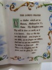 Vtg  the Lord s Prayer  Ceramic Royal Windsor Planter Book Of Remembrance Guc
