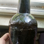 1830s Privy Dug Pontil Blackglass Patent Whiskey H ricketts Glass Works Bristol