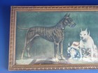 W  Robinson 1915 Wwi Propaganda Pit Bull Dogs Litho Art Under Right Protection