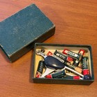 Vintage Keuffel   Esser K e Leroy Lettering Set Drafting Scriber Original Case