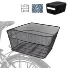 Rear Bike Basket  Tool-free Install  Dog pet Carrier  Ebike Medium-metal Net