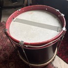 Military Marching Drum Early 20th Century Original Wood Snare Drum Wine Table