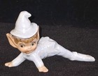 Elf Pixie Sprite Ceramic Figurine Artmark Japan Mcm Kitsch Vintage Christmas 
