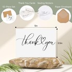Azureal Thank You Cards With Envelopes 52-pack  3 5x5 Inches  White 