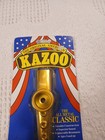 Kazoo Co  Used Made In Eden  Ny Goldtone With Red Bottom Some Scratches New