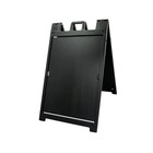 Black 2-pack Of Plasticade Signicade Deluxe A-frame Sidewalk Curb Sign Portab   