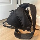 Caden Camera Case Shoulder Bag Sling Backpack Waterproof Black Canon Sony Nikon