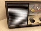 Vintage 1960s Philco Clock radio Model R339bk Solid State  Works