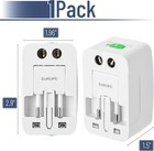 Universal World Travel Plug Adapter All In One International Power Wall Charger