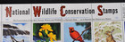 Vtg 1963 National Wildlife Conservation Stamps Full Sheet Endangered Animals