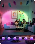 Goebleson Rgbw Floor Lamp 75 Standing Tall Lamp Dimmable Arc Floor Lamp For