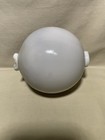 Vintage White Milk Glass Lightning Rod Ball