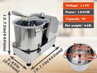 Openbox 9l  Meat Vegetable Food Processor 110v Electric Vegetable Blender