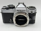 Nikon 35mm Slr Film Camera Lot X3 Nikkorex  Fe  Fg  As is For Parts