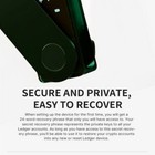 Ledger Nano X Crypto Hardware Wallet Bluetooth Green New Sealed Emerald Green