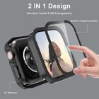 For Apple Watch Series 10 9 8 7 6 5 4 Waterproof Iwatch 41 45mm Pc Full Cover
