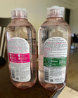 2 Garnier Micellar Water With Rose Water And Glycerin Hydrating Facial Cleanser