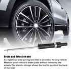 Brake Pad Thickness Gauge Measure Tool With Scale- Brake Shoe Gauge Car Brake