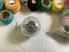 Tatting Vintage Thread Lot With Tat-it Thread Holder
