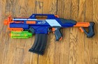 Nerf N-strike Elite Rapidstrike Cs-18 Motorized Dart Blaster W  Tactical Light