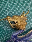 Vintage Cloisonn   Enamel   Brass Chinese Dragon Figurine