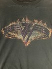 Vintage Van Halen Kick Ass Tee Sleeveless Shirt Men   s Size Xl Black Cotton
