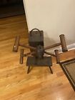 Antique Yarn Winder Spinners Weasel Wooden Skein Wool Winder Look  Beautiful 