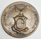 1938 Philippines 1 One Centavo - Circulated Filipino Bronze World Coin Us Admin