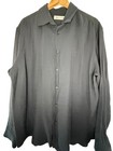 Zara Men   s Black Long Sleeve Button-up Shirt Relaxed Fit Size Large