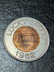 Indian Head National Bank Nashua Nh Encased Cent Lucky Penny 1962
