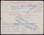 Tonga 1937 Tin Can Mail Cover - Ss Monowai                               b8478