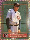 2018 Dennis Lewallyn Coach  50 Mississippi Braves Minor League Aa Cstore Rare
