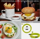 4pcs New Egg Fried Mold Silicone Ring Pancake Silica Gel Kitchen Cooking Tool Us