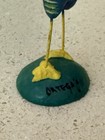 Signed Ortega Oaxacan Mexican Folk Art Rooster Hand Painted Clay Sculpture 4   