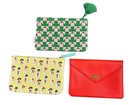 Ipsy Glam Bag Lot 3 Cosmetic Holder Purse Accessory Organizer Sealed W A Kiss
