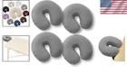 4-pack Ultra Soft Microfiber Face Cradle Covers For Massage Tables - Gray