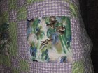 Handmade Hand Made Quilted Baby Quilt Blanket Crib Comforter 36  X 44 