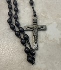 Vintage Sterling Silver Diroma Crucifix Cross Rosary Jesus Christ Catholic Holy