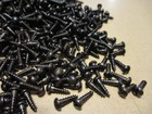 70 - Vintage New-old Stock Blued Slotted Round Head Steel Wood Screws  3 8  X  4