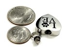Love Paw Print Heart Cremation Jewelry Pendant Urn Holds Ashes Pet Dog Cat Loved